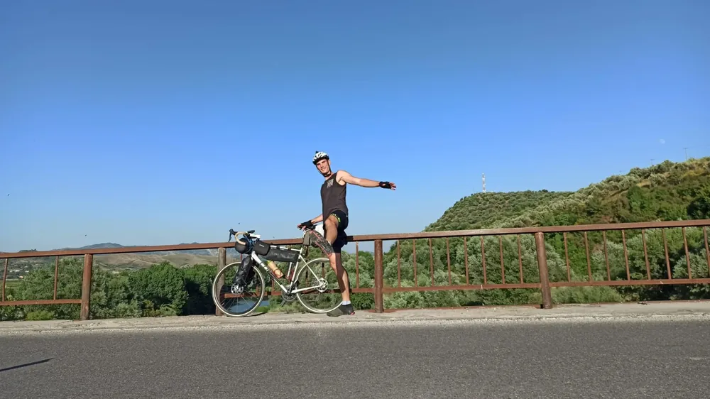 Cyklotúra Bosna a Hercegovina – Adam Jurišta na bicykli