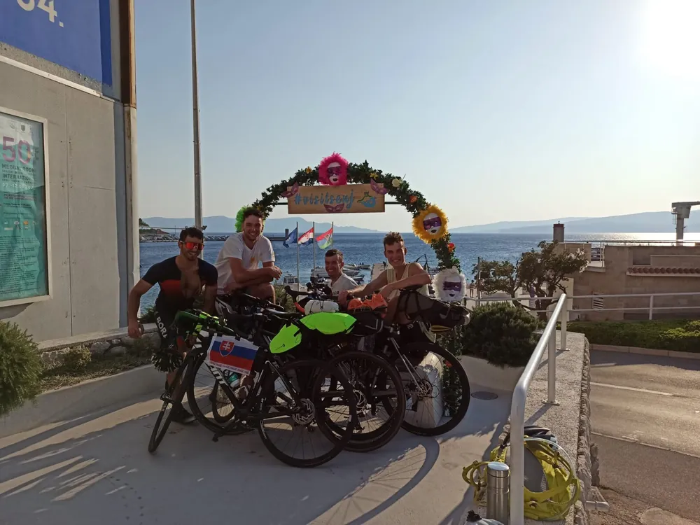 Cyklotúra Chorvátsko – Adam Jurišta na bicykli