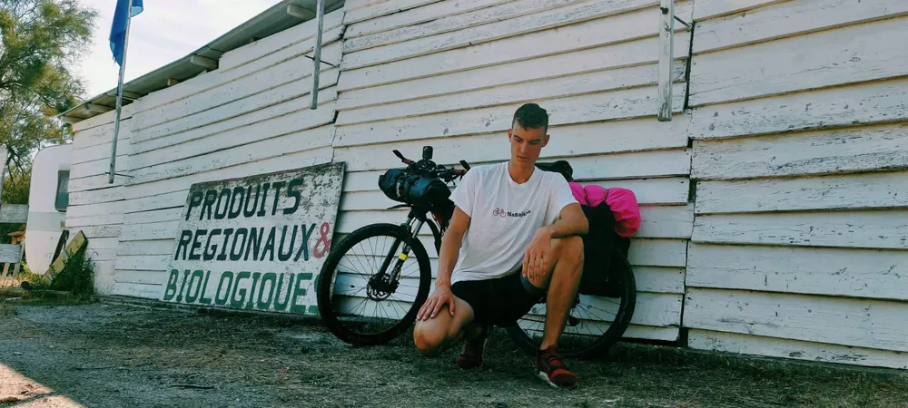 Cyklotúra Francúzsko – Adam Jurišta na bicykli