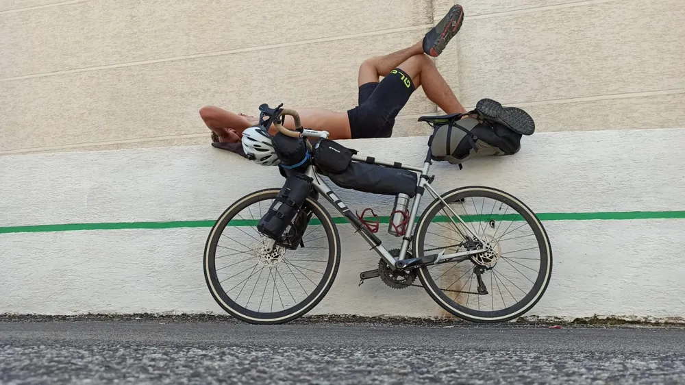 Cyklotúra Grécko – Adam Jurišta na bicykli